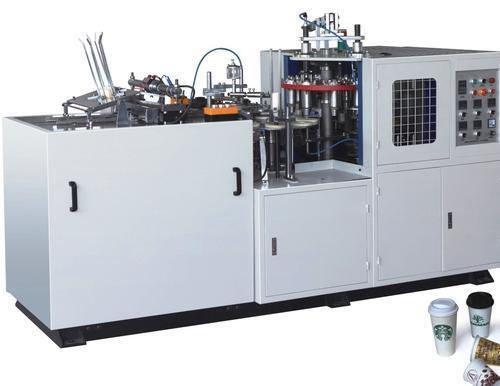 It Is A Great Choice For Small And Medium Businesses Grey Automatic Paper Cup Making Machine, 4 Kw