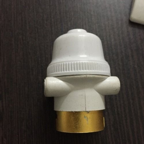 Long Lasting And Durable Construction White Bulb Holder, Used For Electric Fittings Input Voltage: 100 Watt (W)