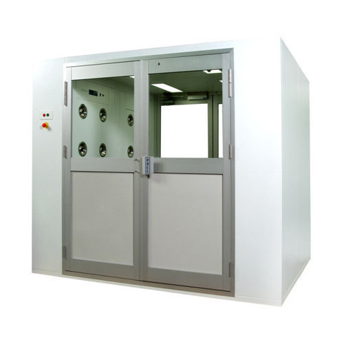 Rectangular Shape Cleanroom Air Shower With 8 Mm Thickness