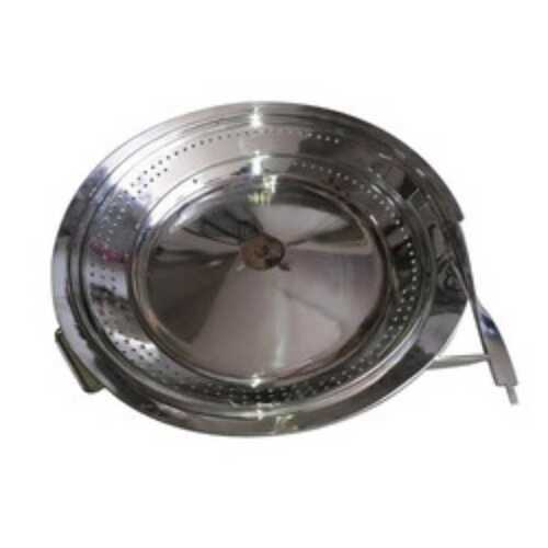 Stainless Steel Vibratory Feeder, Round Shape Silver Color