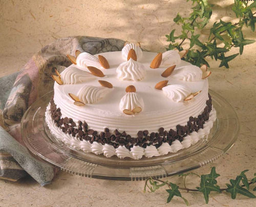  सफेद गोल आकार का स्वस्थ स्वादिष्ट स्वादिष्ट स्वादिष्ट उच्च फाइबर और विटामिन आइसक्रीम केक