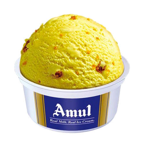 Yellow Hygienically Prepared Tasty Healthy Vitamin C D Adulteration Free Amul Ice Cream 