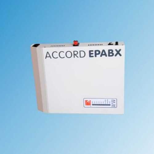 Accord Ax30 Epabx System For Office Usage, White Plastic Material Weight: Light Weight  Kilograms (Kg)