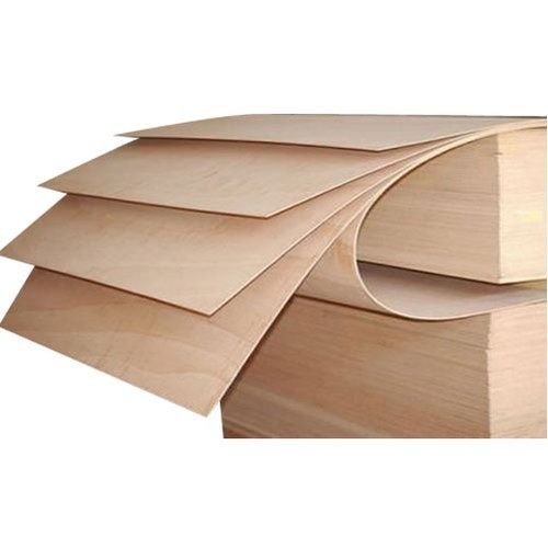 Easy To Cut And Handle 1-5 Mm Sized Brown Flexible Plywood For Commercial Use