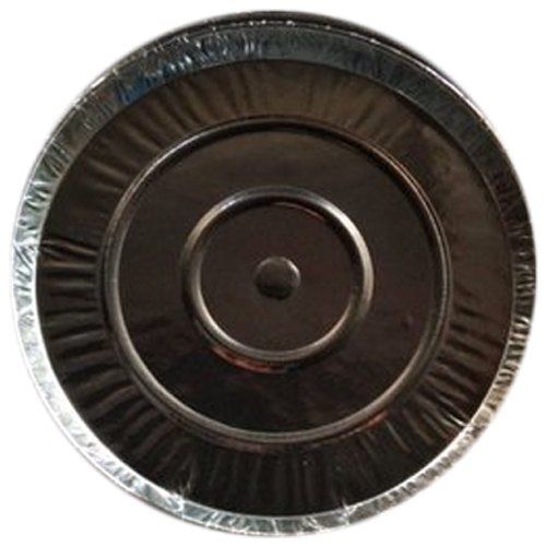 Recyclable Light Weight And Eco Friendly Silver Color Disposable Paper Plates