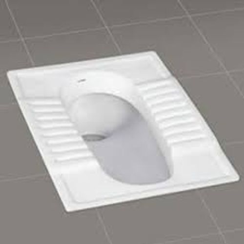 Smooth And Glossy Anti Slippery Surface White Indian Toilet Seats Installation Type: Floor Mounted