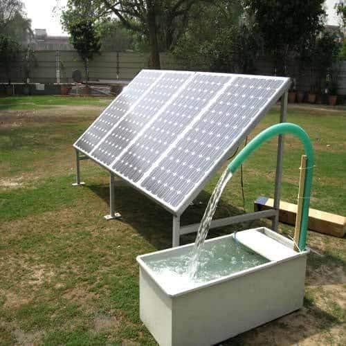 Blue Well-Equipped Infrastructure Allows Dc Solar Water Pump 