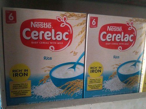 White  Finest Quality Perfect Rich With Vitamins Healthy Rice Nestle Cerelac For Babies 