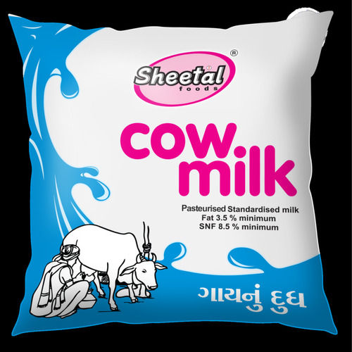 100% Pure, Fresh, Hygienic, Healthy Cow Milk Enriched With Vitamins And Minerals