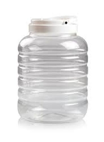 5 Kg Capacity Reusable Transparent Plastic Store Jar