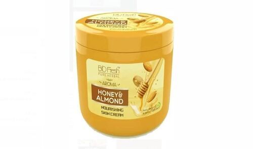 Bio Fresh Pure Herbal Honey And Almonds, Skin Nourishing Cream, For All Skin Types