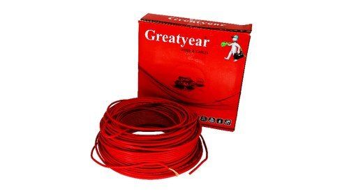 Fire Resistant Heat Resistance Single Core Low Smoke Flexible Red Pvc Electric Wire