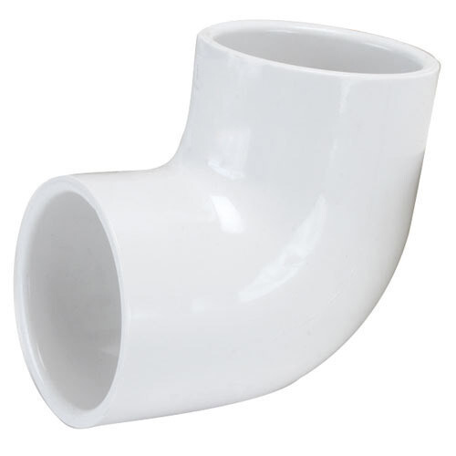 White Hard Finished Firm Grip Appropriate Design Pvc Pipe Elbow (Xen