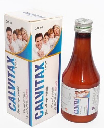 Herbal Calcium Syrup For Vitamin D And Calcium Deficiency , Calvitax Syrup  Health Supplements