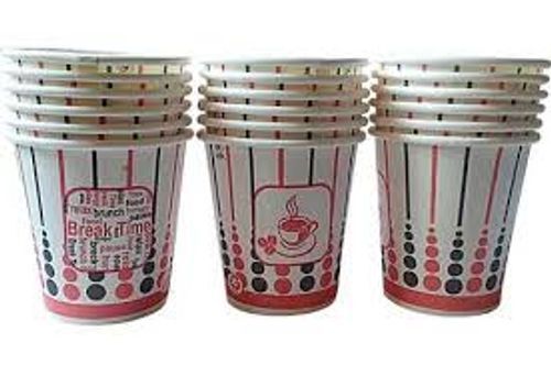 Hygienic In Nature Printed Biodegradable Disposable Paper Cups  Size: 6 Inch