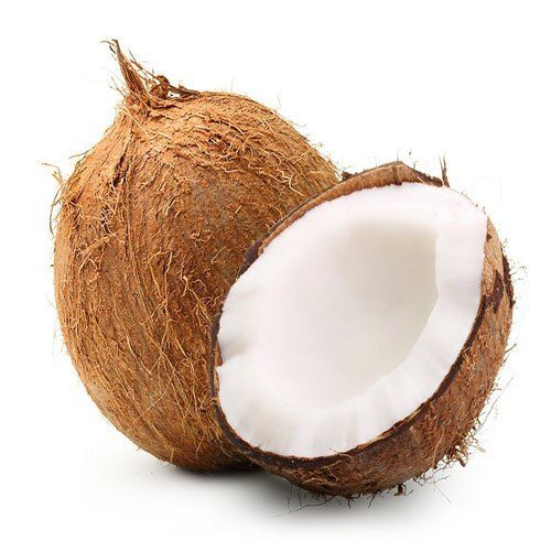 Mature Medium Size Round Shape Brown Fresh Coconut