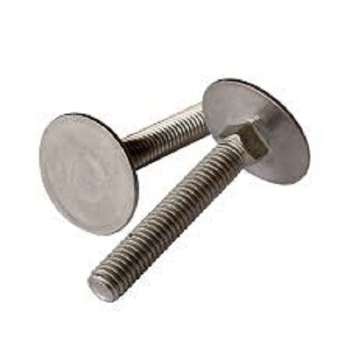 Silver Colour Aluminum Ms Bolt Nut Smooth And Strong Grip For Fastened For Home ,Industries Use Head Size: 22 Mm