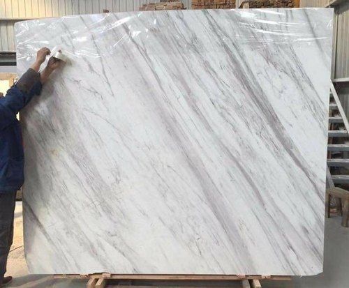 White Color Shining Marble Sleek, Classy Design For Domestic And ...