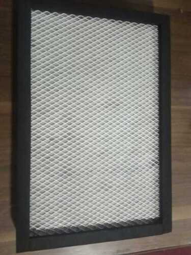 Activated Carbon Filter In Aluminium Mesh Material And Rectangular Shape