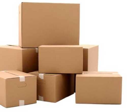 Paper Corrugated Carton Boxes For Goods And Food Packaging, Available In Many Sizes