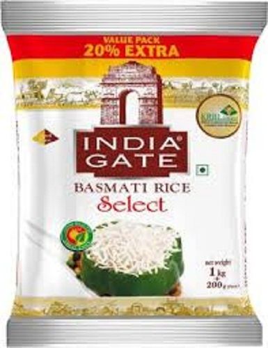 Dried 100% Purity Long Grain India Gate Best Basmati Rice Shelf Life 3 Years