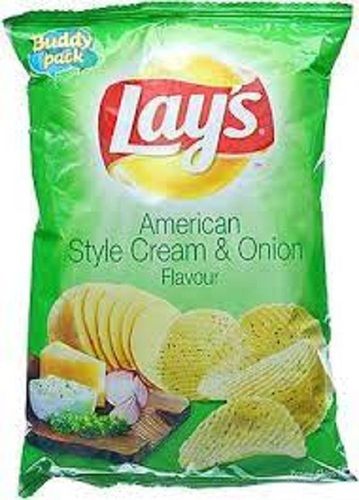 Fryums Good For Health And Lay'S American Style Cream And Onion Flavour Chip