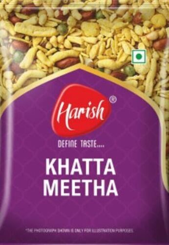 Harish Khatta Meetha Crispy And Fresh Namkeen For Tea Time Snacks Carbohydrate: 49.5 Grams (G)