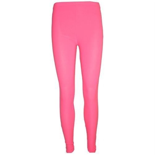 Plain Pink Colour Ankle Length Soft And Elastic Ladies Legging In Xl Size Bust Size: 12 Inch (In)