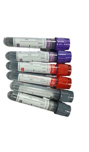 Transparent Medical Grade Plastic Non Vacuum Activator Tubes