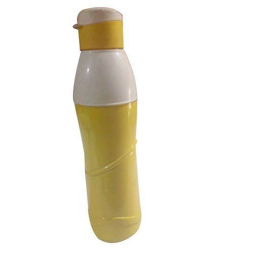 Non Transparent Comfortable And Easy To Handle Yellow Plastic Drinking Water Bottle 