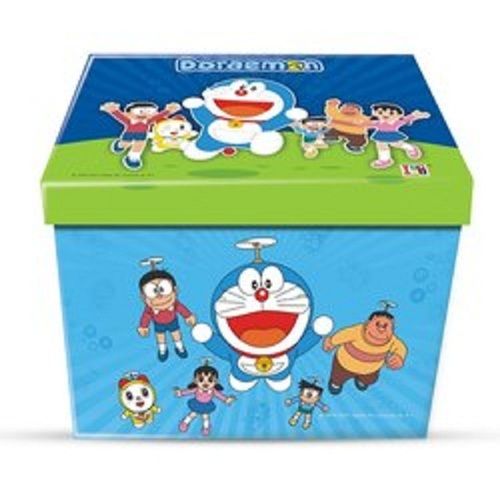 Square Stylish And Affordable Environmental Friendly Doraemon Baby Toy Packaging Box 