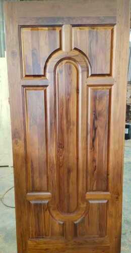 Termite Resistance Highly Durable Polished Modern Decorative Teak Wood Door