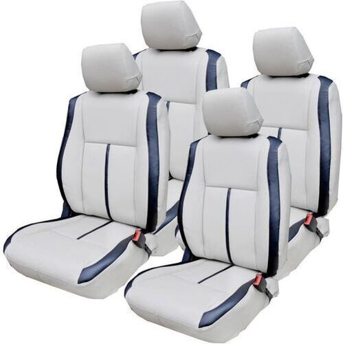 Beige Pu Leather Designer Car Seat Cover Esign Is Easy To Install And Remove And Can Be Washed