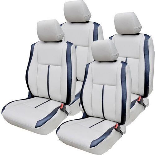 Beige Pu Leather Designer Car Seat Cover Esign Is Easy To Install And Remove And Can Be Washed Warranty: 1 Year