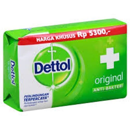 Daily Usable Non-Sticky High Foam Antibacterial Dettol Original Bath Soaps for Kills 99.9 Percent of Germs