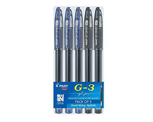 Smooth Writing Fine Grip And Light Weight Pilot G-3 Blue Gel Pen