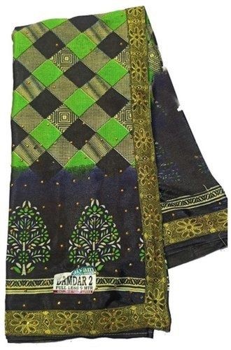 Multicolour Ladies Multicolor Designer Printed Saree For Weddings And Parties