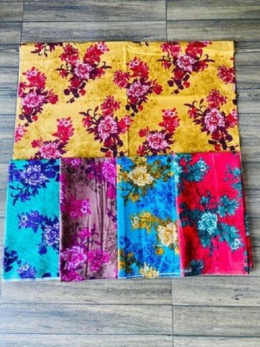 Washable Printed Rayon Multicolor Poplin Fabric Perfect For Making Clothing, Curtains And Tablecloths