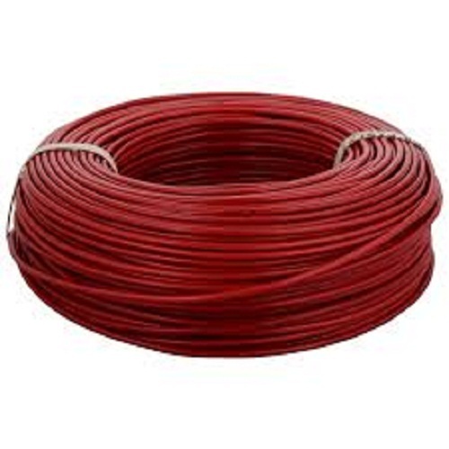 PVC Electrical Wire - 100 Feet Length, Red Color | Durable, Weather Resistant, Non-Toxic, Recyclable, Fire and Moisture Resistant