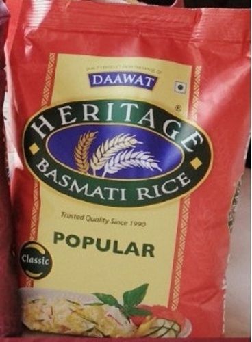  100 प्रतिशत अच्छी गुणवत्ता और प्राकृतिक लंबे दाने वाला सफेद बासमती चावल, 1 किलो 