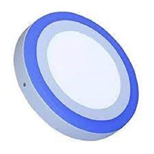 9 Watt Led Side Blue Round Surface Panel Light Ceiling 3D Effect Double Color Lighting Application: Household And Industry