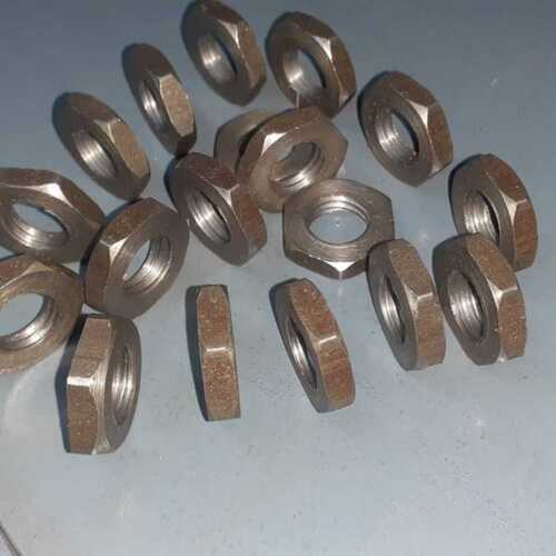 Cable Gland Lock Nut For Cable Use, Silver Color And 10-15 Mm Thickness