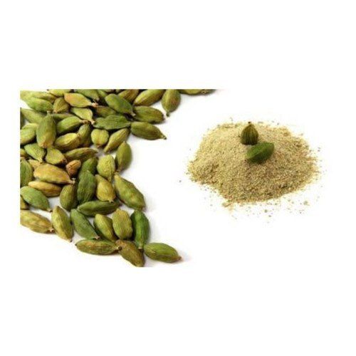 Greenish Confectionery For Desserts Purest In Quality Organic Cardamom Powder 