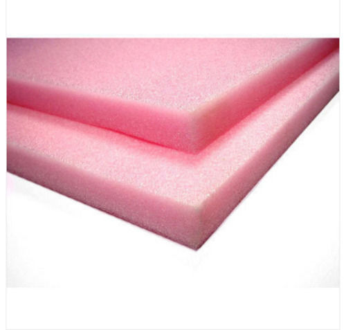 25Mm Pink Plain Rectangular Shape Pu Foam Sheet Roll With 100 Shore Hardness Soft