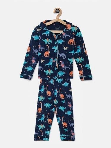 Best Quality Kids Wear Printed Night Suit Dress For Night Wear