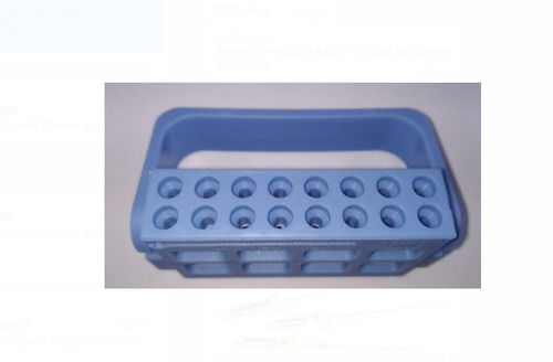 Blue Pvc Plastic Dental Disinfection Racks For Surgical Instrument Light Source: No