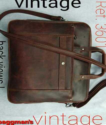 Mens Leather Laptop Bag at Best Price in North 24 Parganas