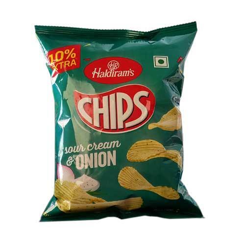 Crispy Sour Cream And Onion Haldiram Potato Chips  Processing Type: Fried