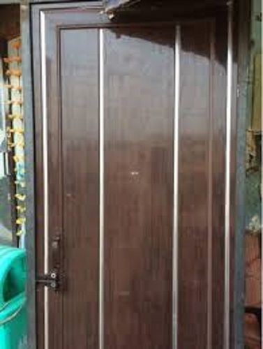 Brown Environmentally Friendly Long Lasting Stylish And Durable Pvc Bathroom Door For Interior