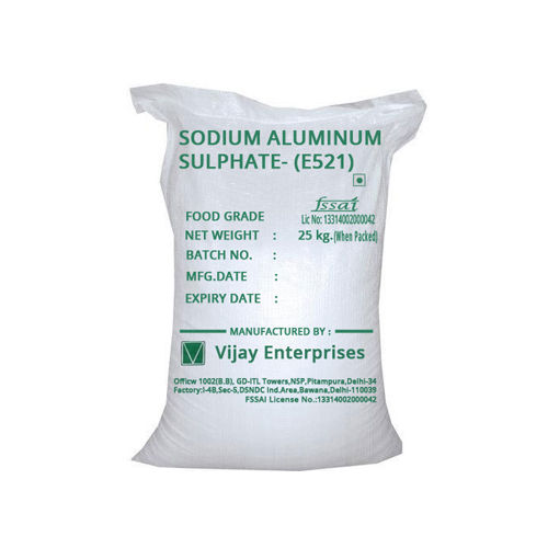 Food Grade Sodium Aluminium Sulphate (E521) Powder